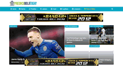 Desktop Screenshot of prediksibolatoday.com